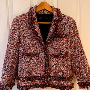 Zara blazer. “Chanelish”